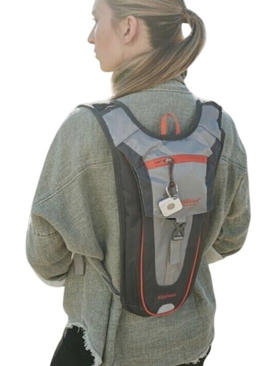 Outdoor Products Handbags - Outdoor Products Kilometer Hydration Pack Camping Hiking Bag, Gray/Orange